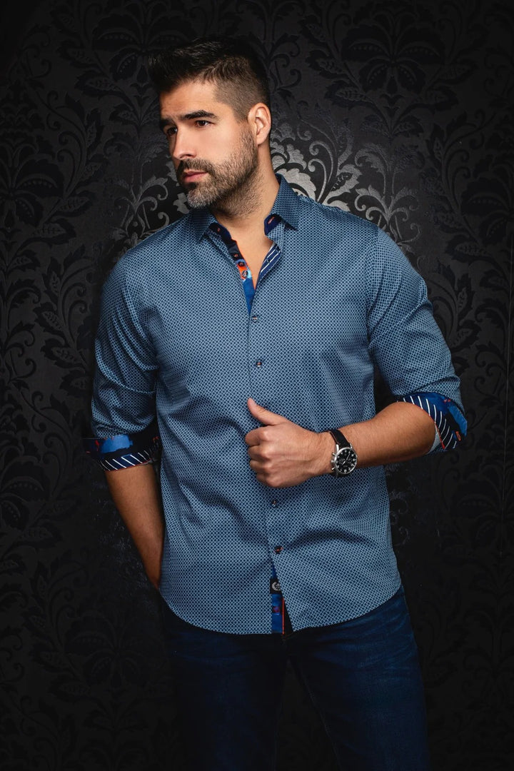 Au Noir Stretch Shirt | Sundance Navy