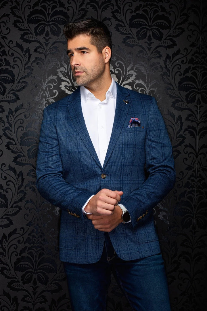 Au Noir Stretch Blazer | Blazer Brosnan Navy