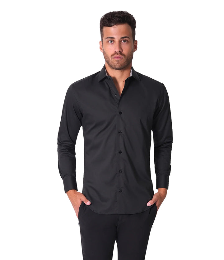 Bertigo Shirt | Austen Black Twil Shirt