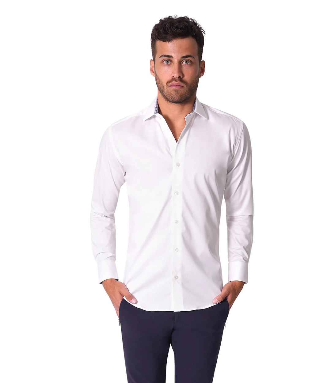 Bertigo Shirt | Austen White Twil Shirt