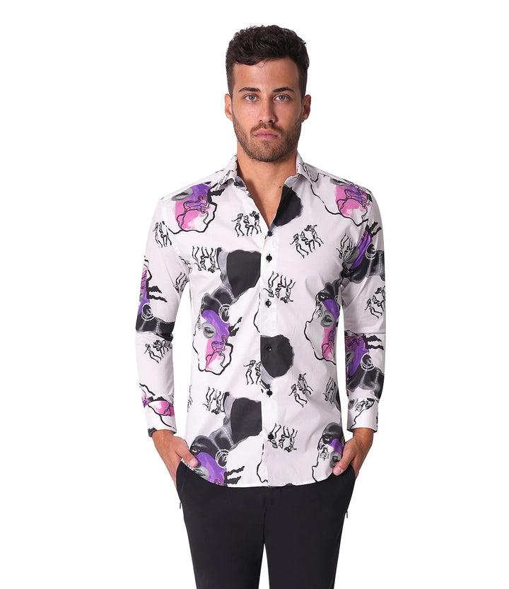 Bertigo Shirt | Avery Tribal Art Shirt