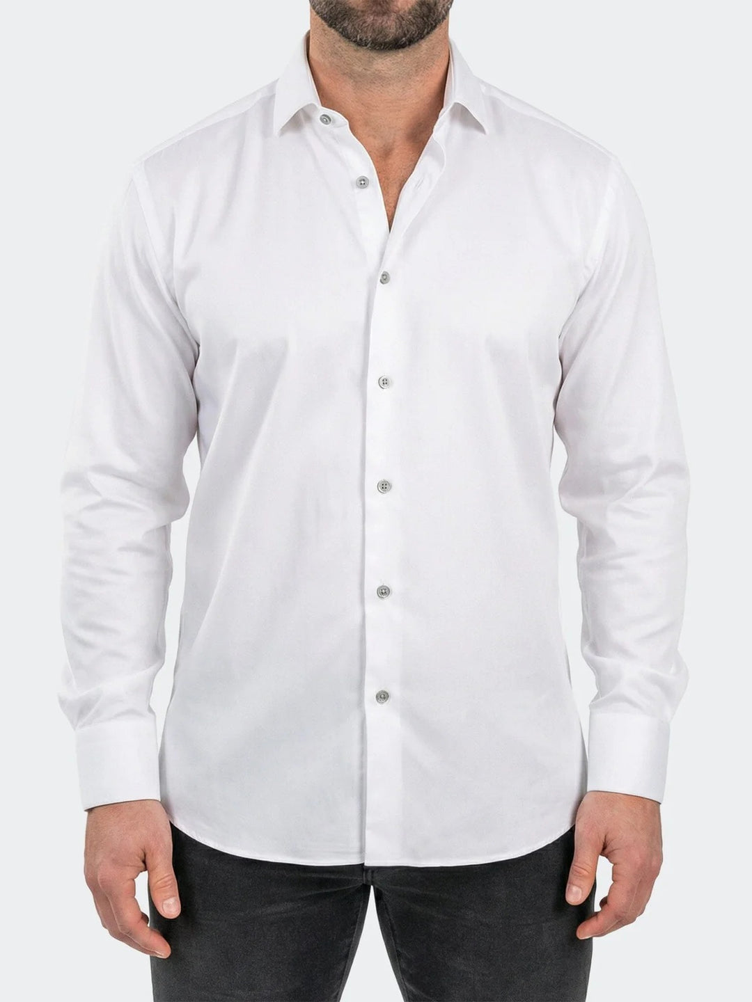 Maceoo Shirt | Fibonacci Dress Shirt LS Woven Unknown0075 White