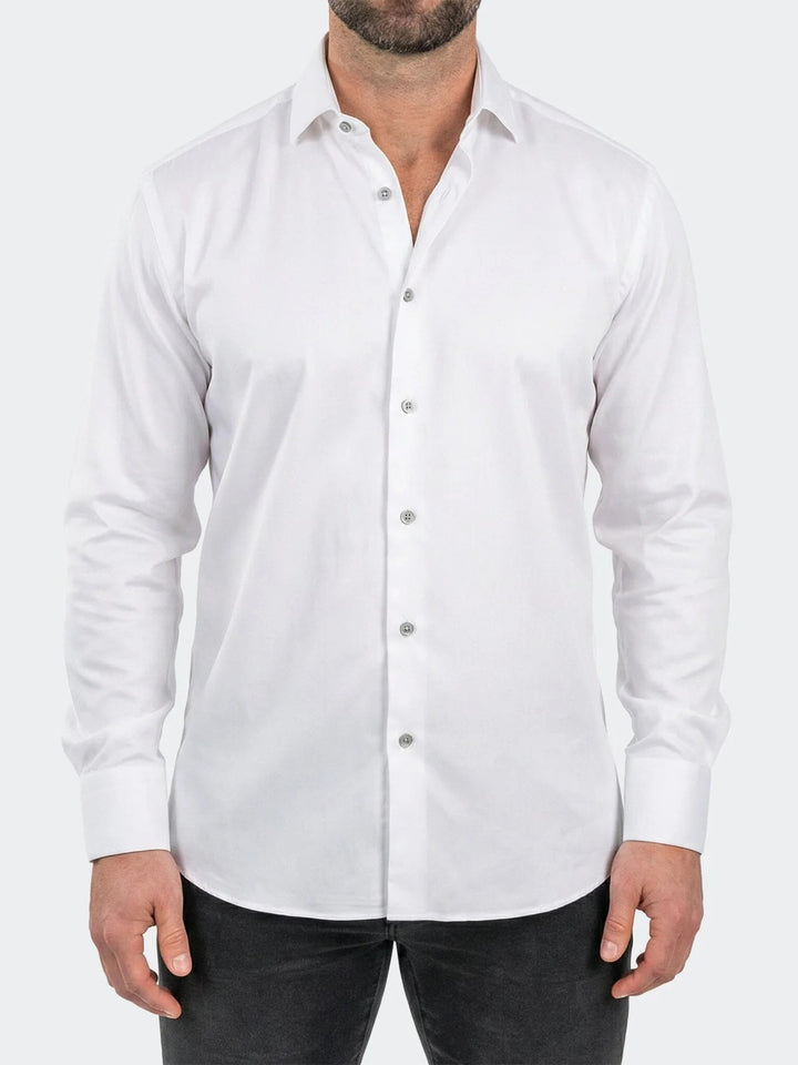 Maceoo Shirt | Fibonacci Dress Shirt LS Woven Unknown0075 White