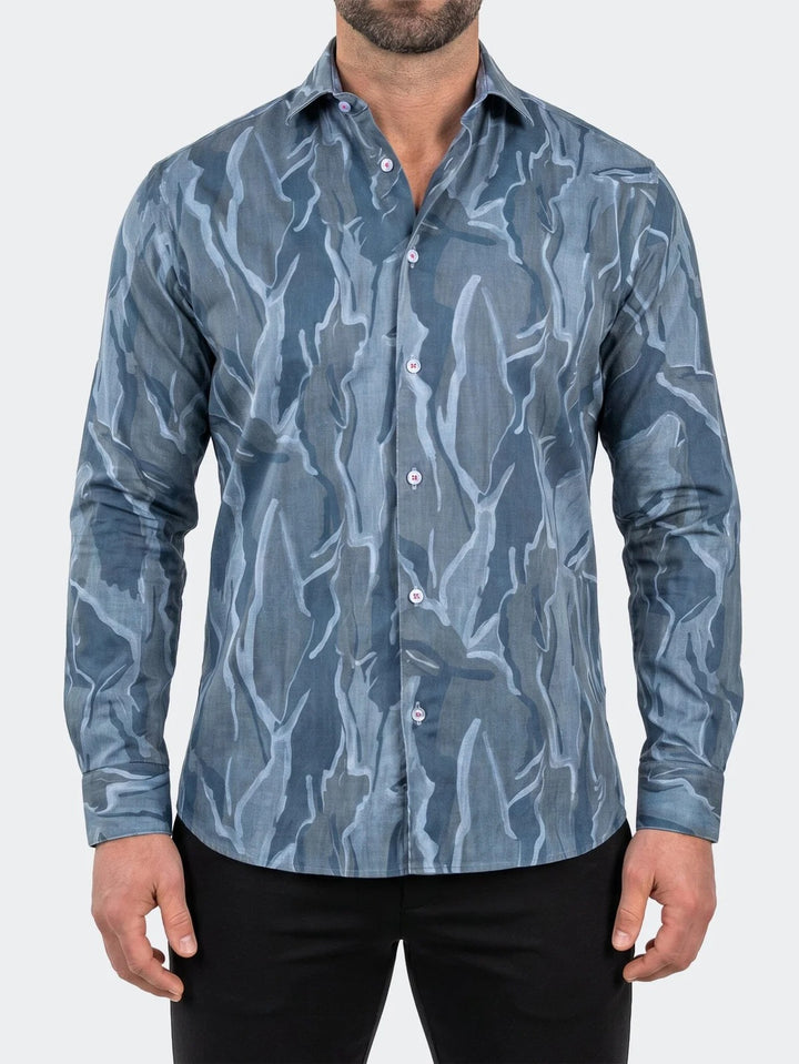 Maceoo Shirt | Fibonacci Dress Shirt LS Woven Unknown0208 Grey