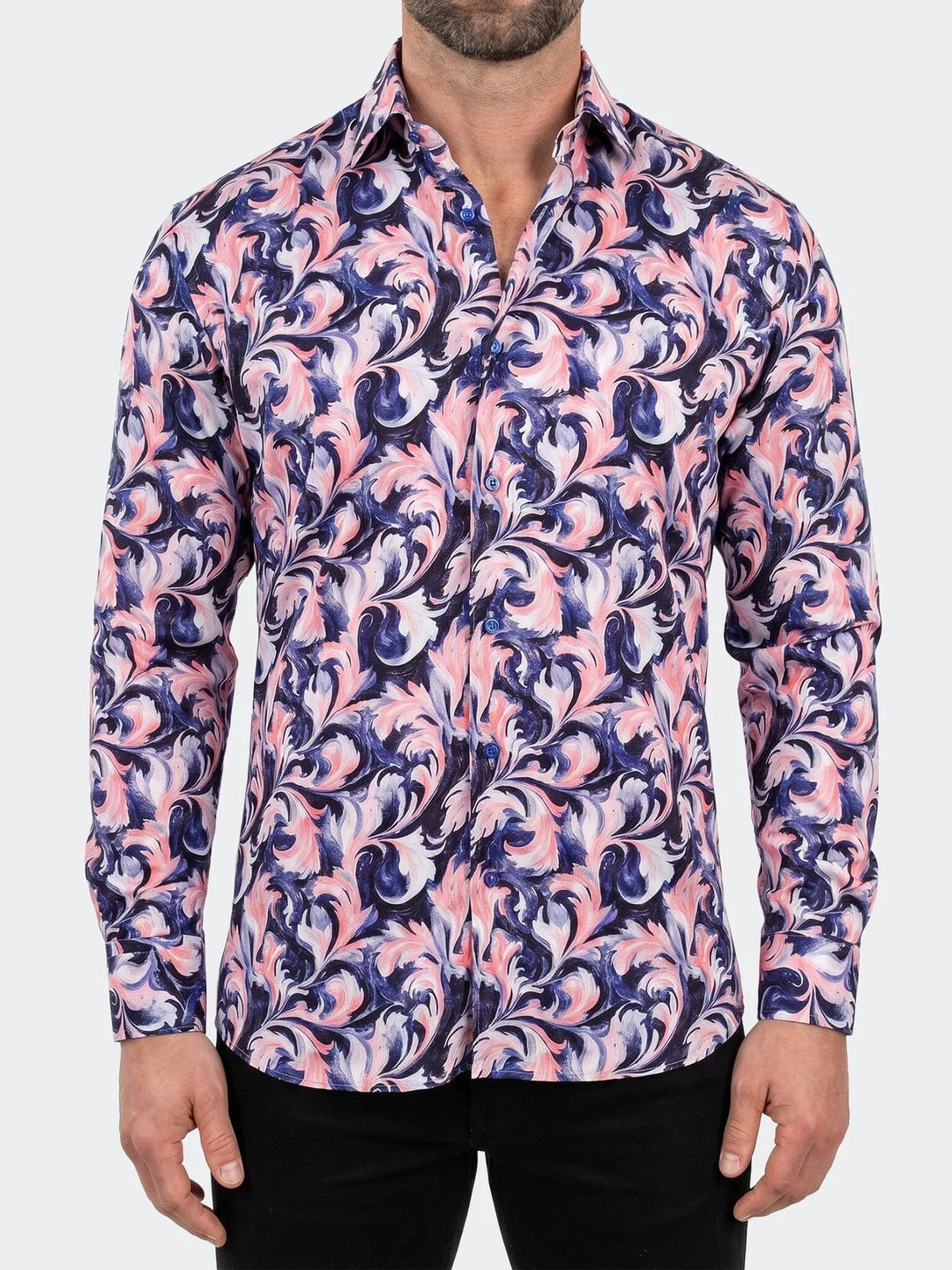 Maceoo Shirt | Fibonacci Dress Shirt LS Woven Unknown0216 Blue