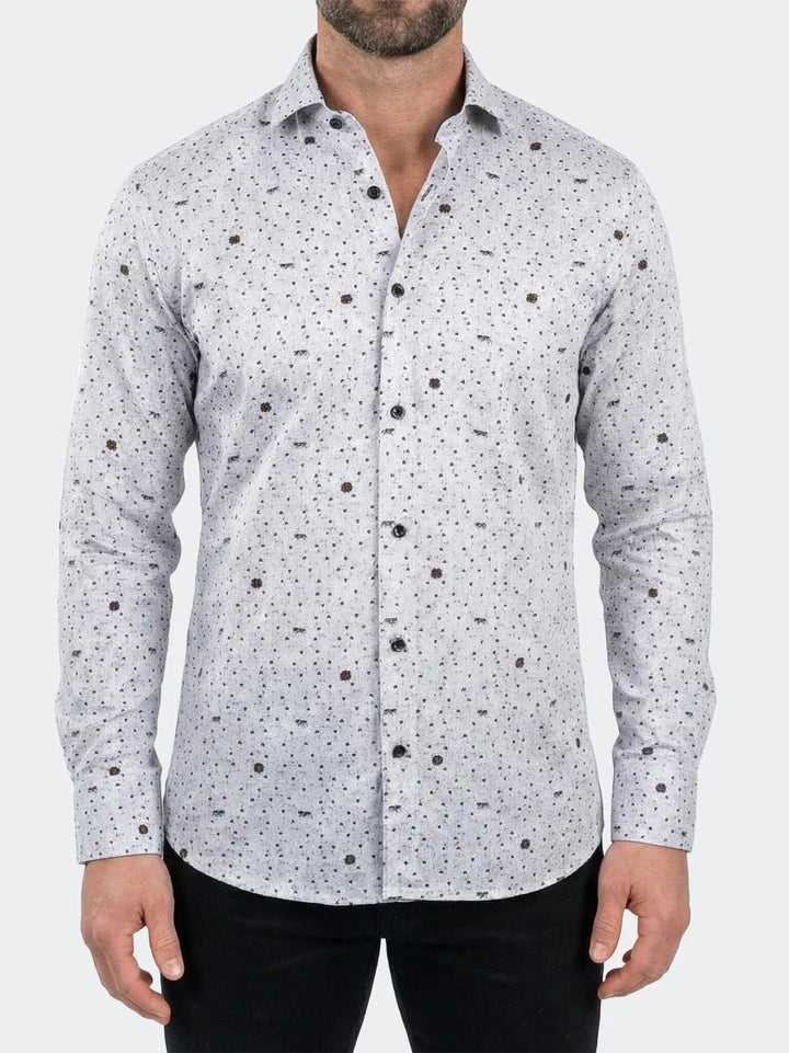 Maceoo Shirt | Einstein Dress Shirt LS Woven Unknown0239 White