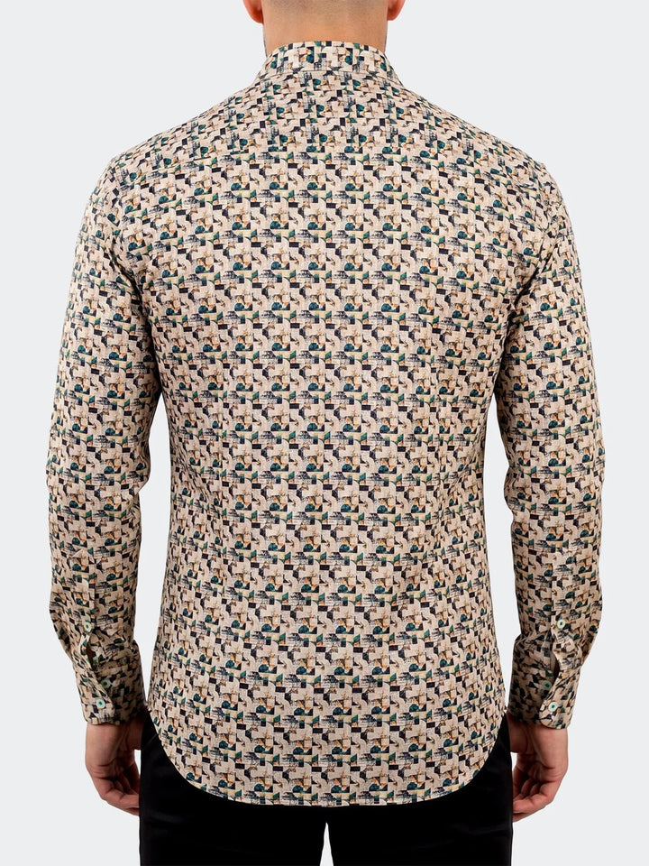 Maceoo Stretch Shirt | Einstein Dress Shirt LS Stretch Unknown3258 Multi