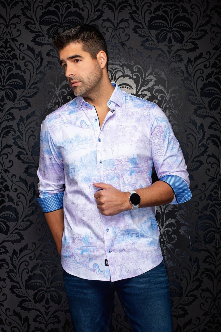 Au Noir Stretch Shirt | Breeze Pink