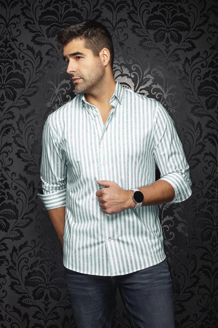 Au Noir Stretch Shirt | Telly Sage