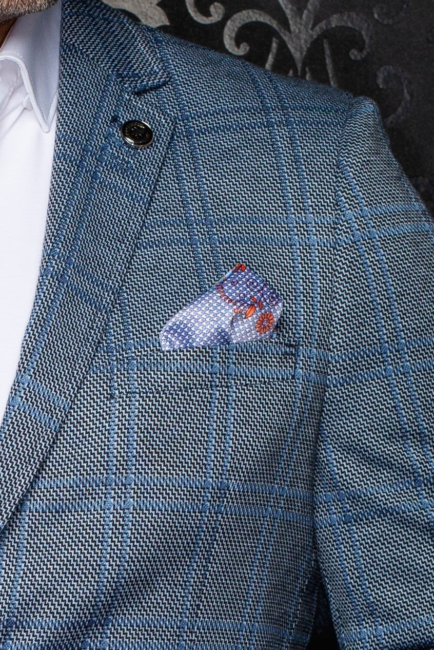 Au Noir Stretch Blazer | Blazer Brosnan Light Blue