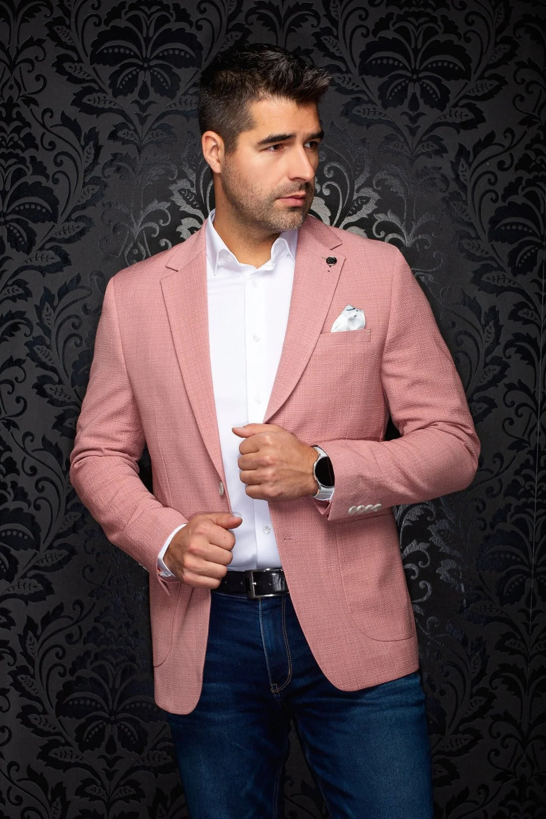 Au Noir Stretch Blazer | Jace Rosewood