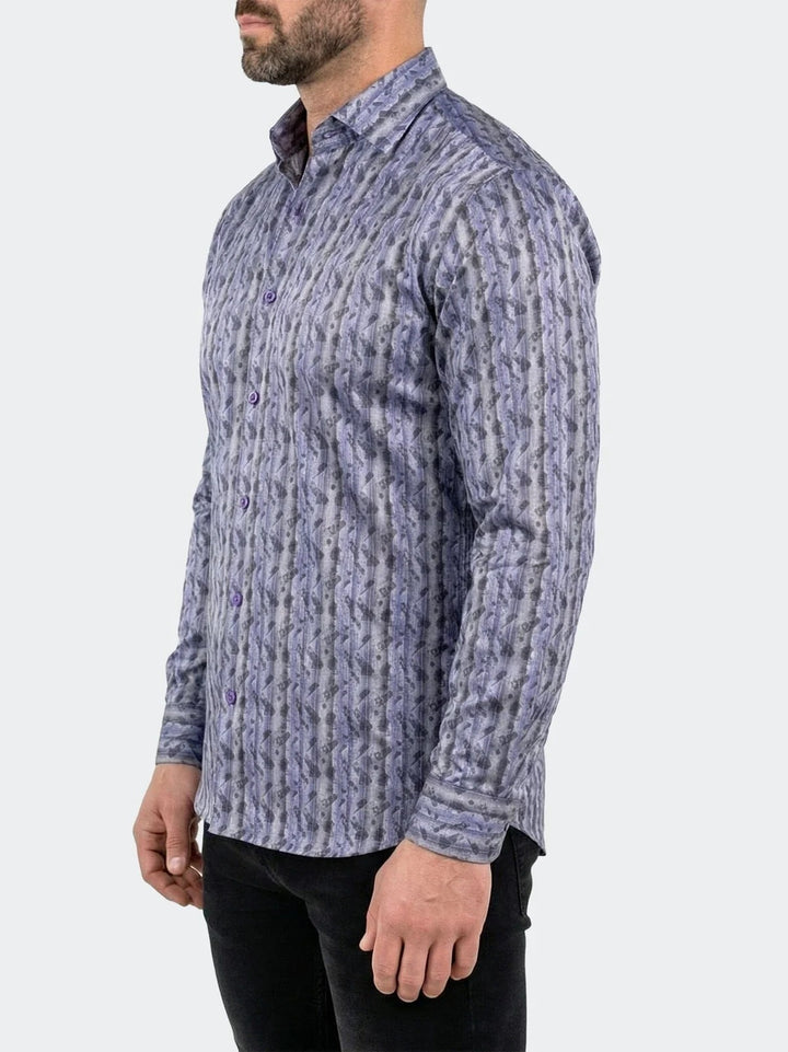 Maceoo Shirt | Fibonacci Dress Shirt LS Woven Unknown0014 Grey