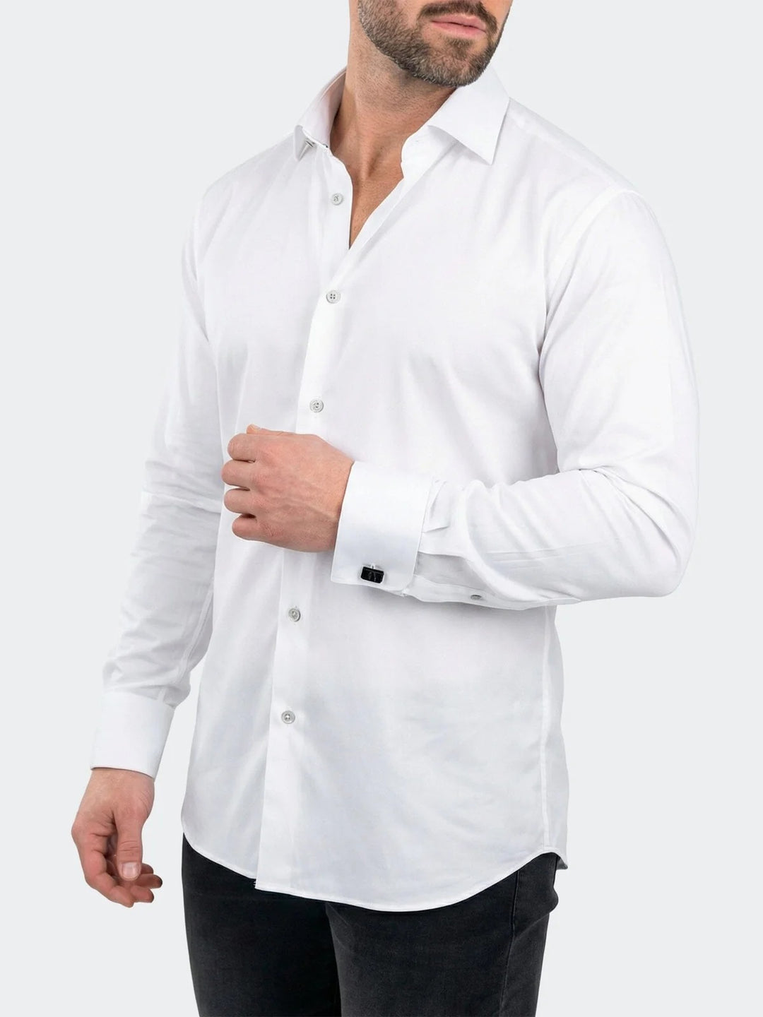 Maceoo Shirt | Fibonacci Dress Shirt LS Woven Unknown0075 White