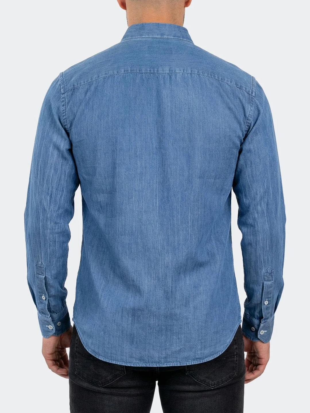 Maceoo Shirt | Ceremony Prince Dress Shirt LS Woven Unknown0113 Blue
