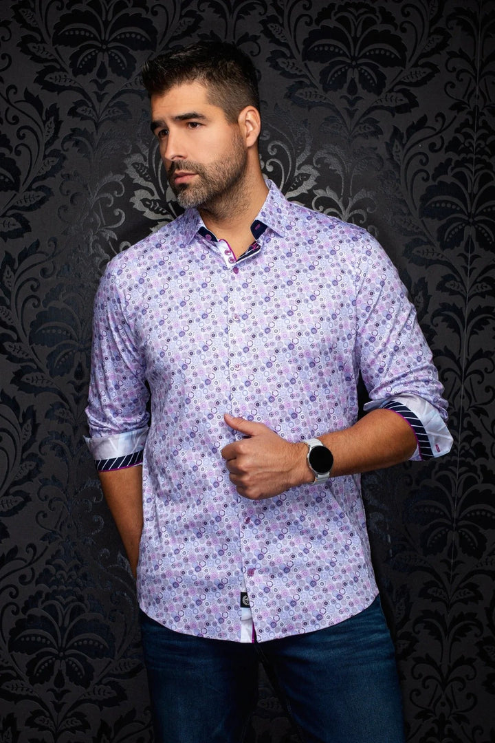 Au Noir Stretch Shirt | Cloudspin Lavender