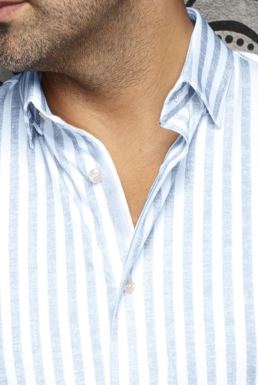 Au Noir Stretch Shirt | Telly Blue