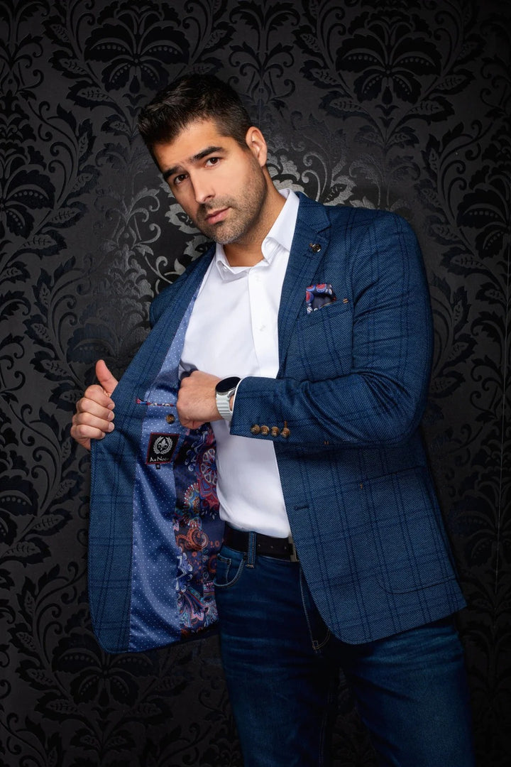 Au Noir Stretch Blazer | Blazer Brosnan Navy