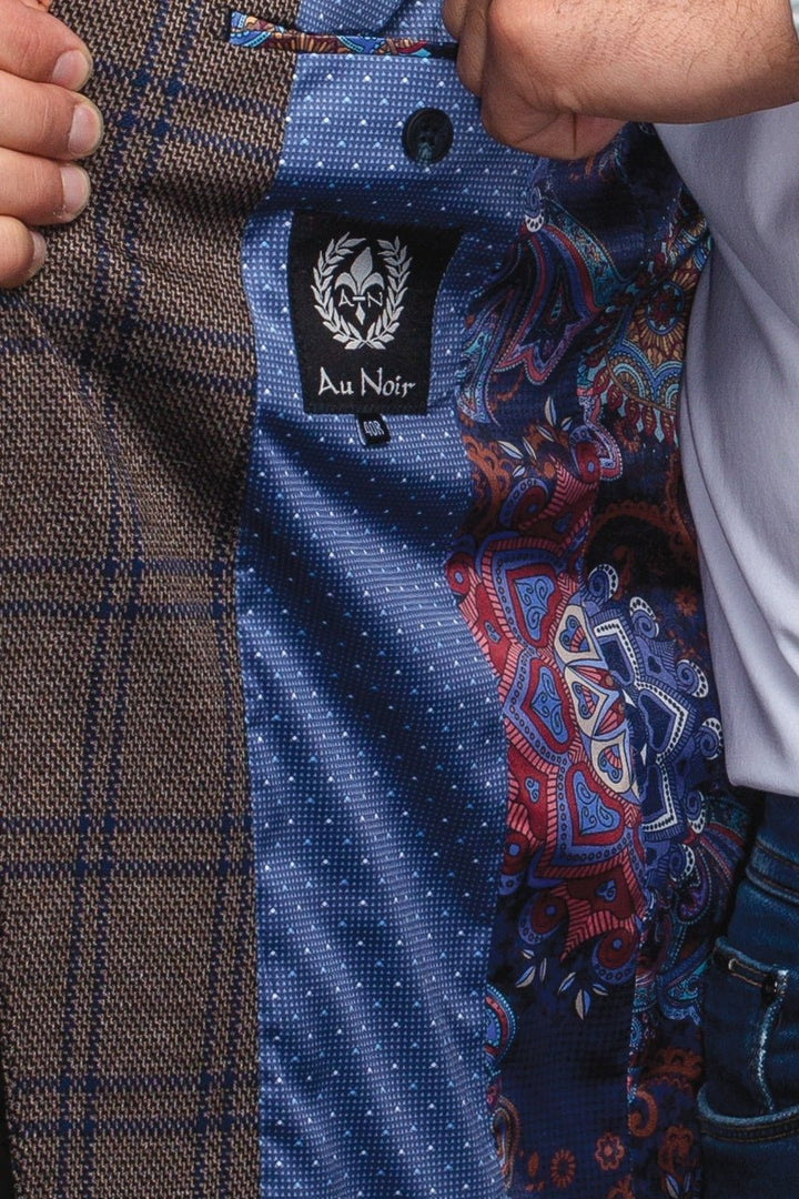 Au Noir Stretch Blazer | Blazer Brosnan Tobacco