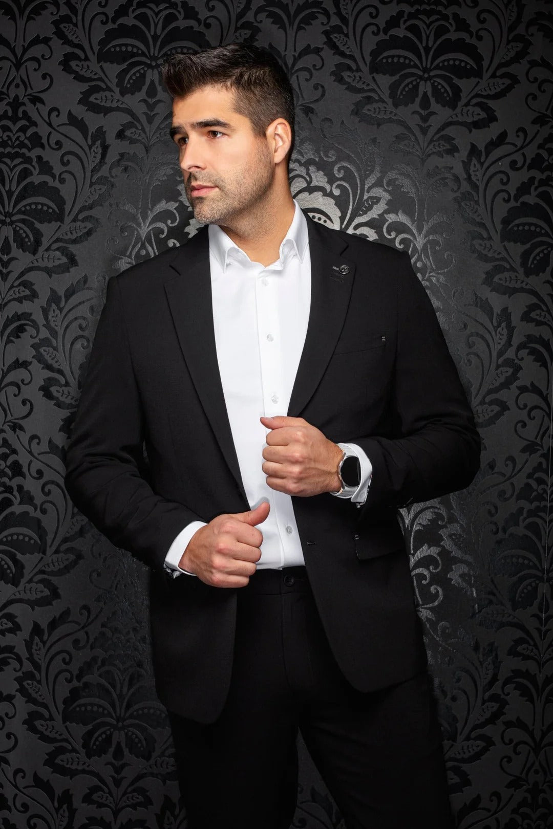 Au Noir Stretch Blazer | Daxx Black