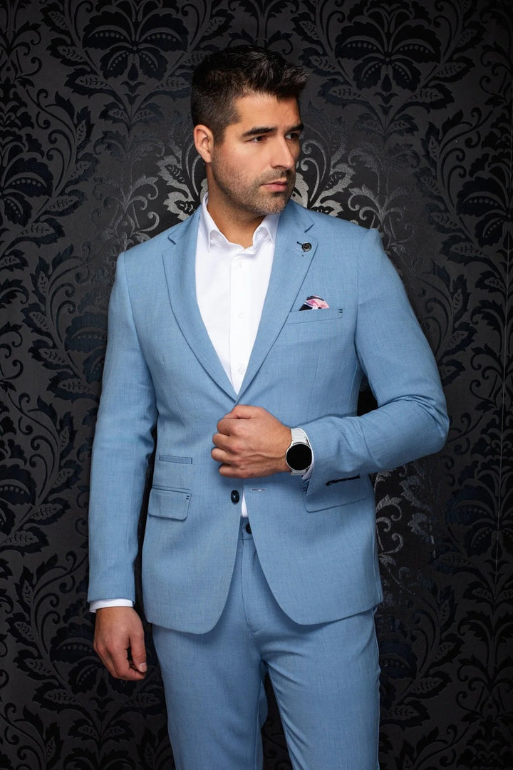 Au Noir Stretch Blazer | Daxx Cerulean