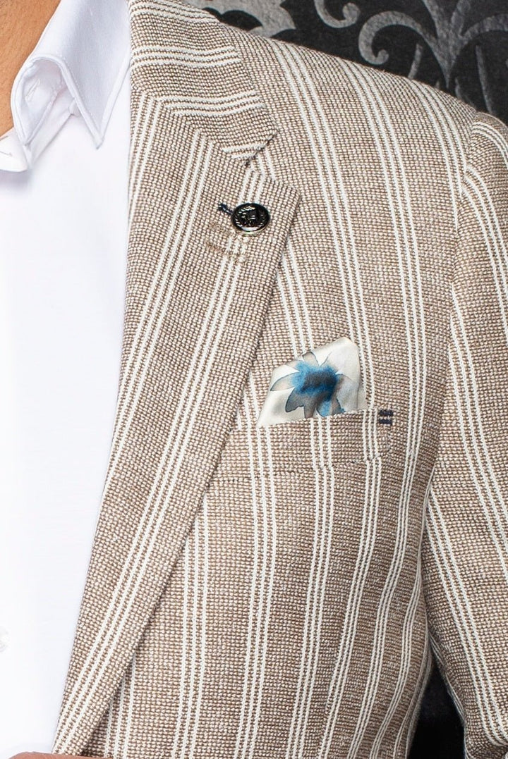Au Noir Stretch Blazer | Remy Beige