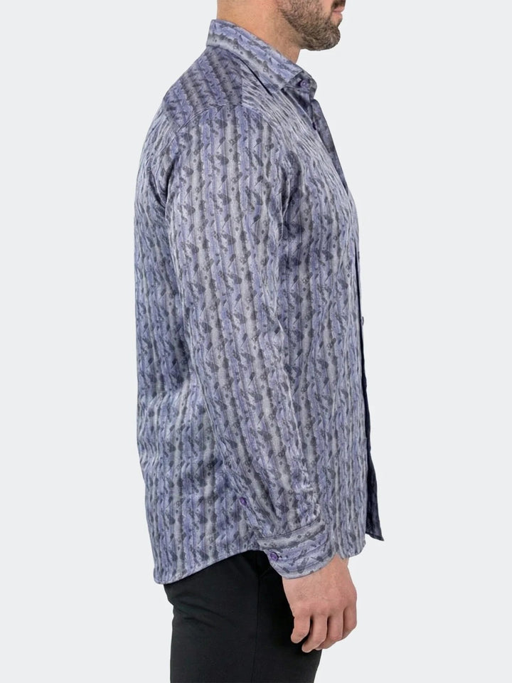 Maceoo Shirt | Fibonacci Dress Shirt LS Woven Unknown0014 Grey