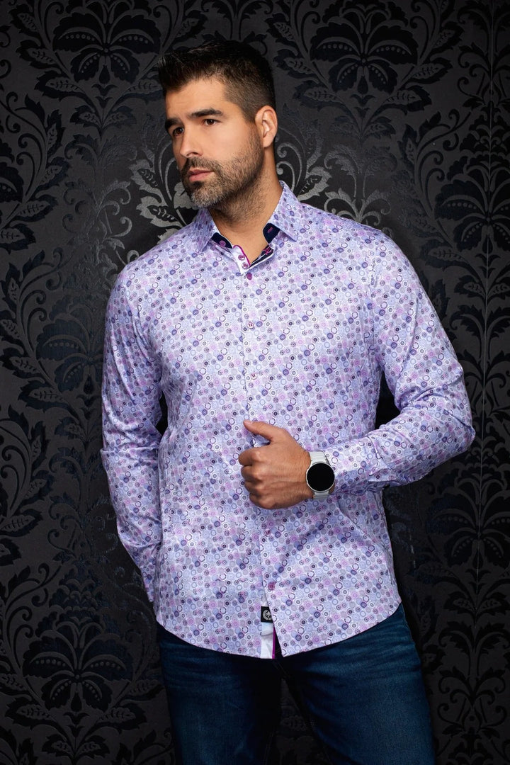 Au Noir Stretch Shirt | Cloudspin Lavender