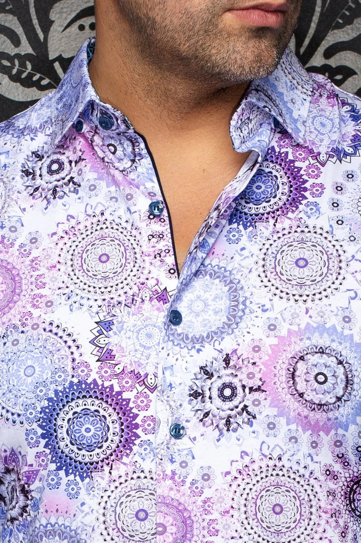 Au Noir Stretch Shirt | Cosmoclock Pink