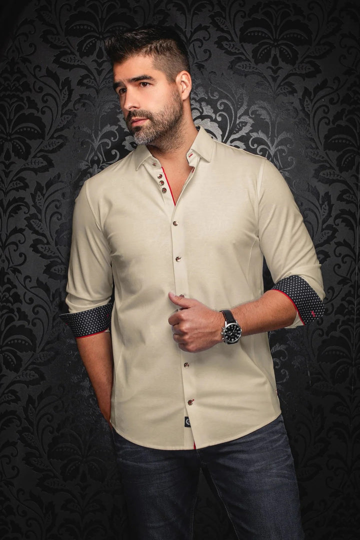 Au Noir Stretch Shirt | Dunn Stone