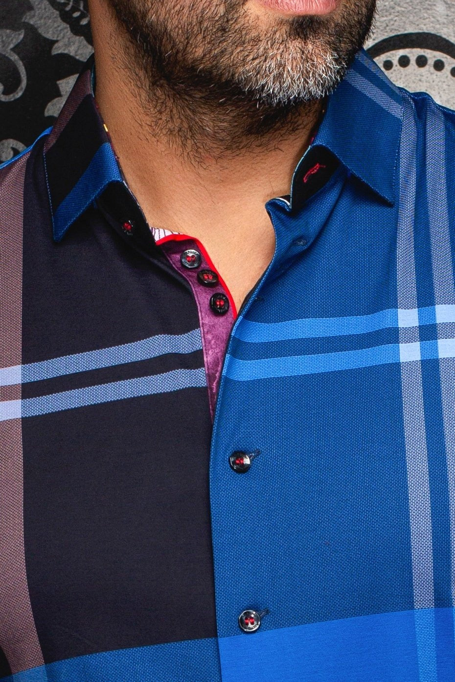 Au Noir Stretch Shirt | Verdi Indigo