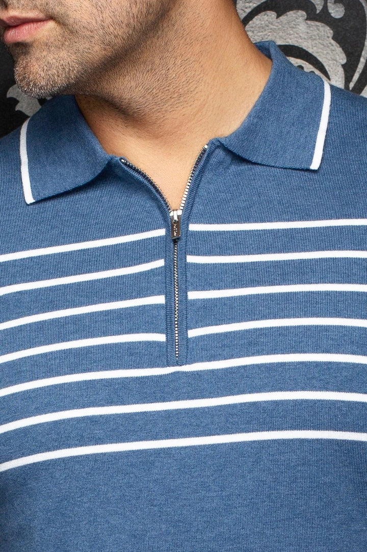 Au Noir Stretch Short-Sleeve Polo | Polo Tricot Oban Teal