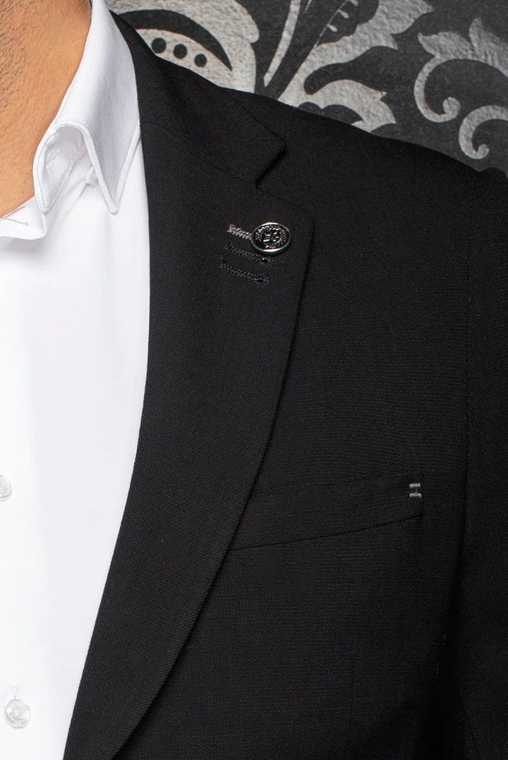 Au Noir Stretch Blazer | Daxx Black