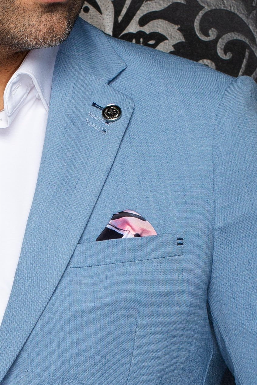 Au Noir Stretch Blazer | Daxx Cerulean