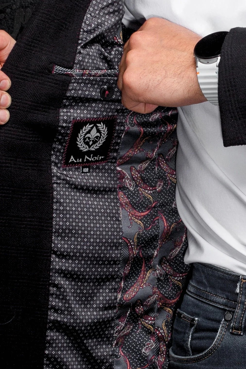 Au Noir Stretch Blazer | Blazer Hawke Black