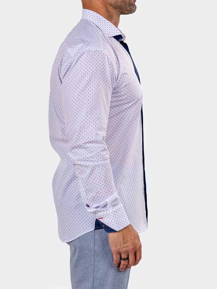 Maceoo Stretch Shirt | Eins Marthyr0239 White