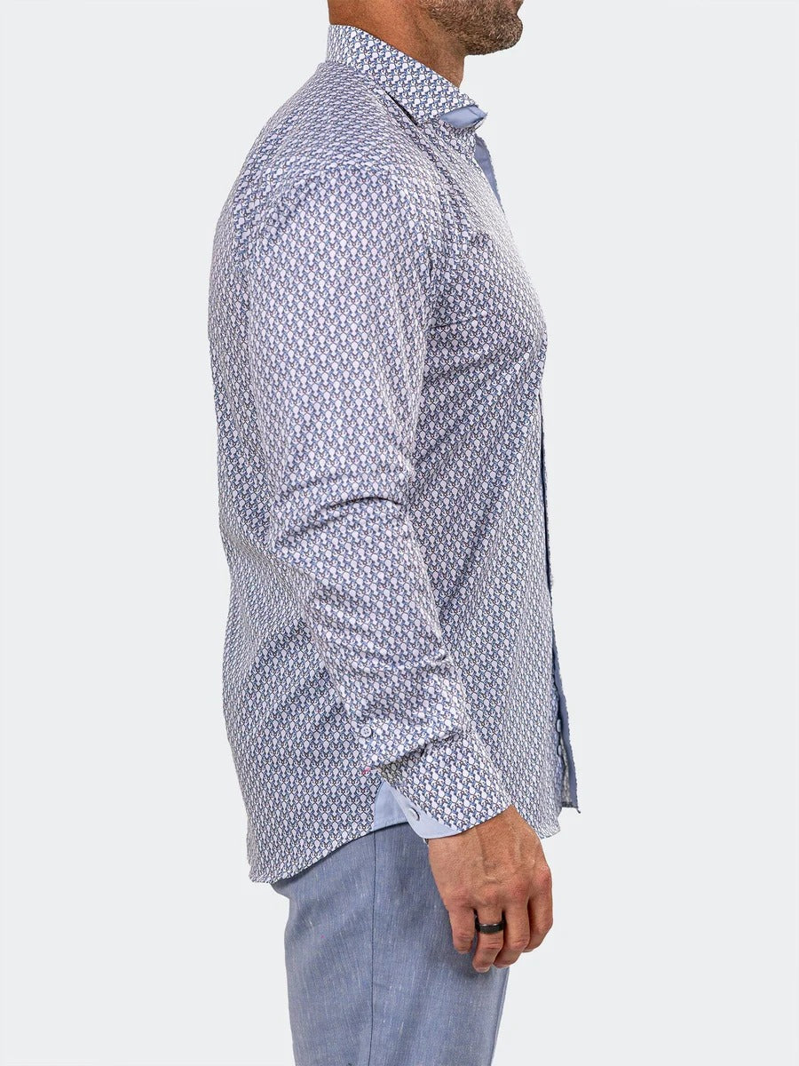 Maceoo Stretch Shirt | Eins Marthyr0245 White