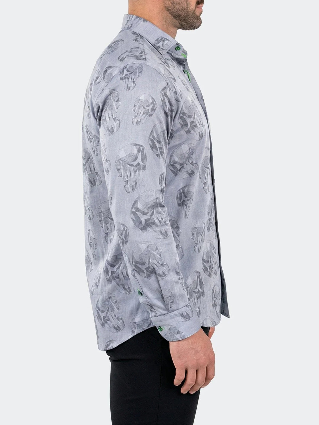 Maceoo Shirt | Fibonacci Dress Shirt LS Woven Unknown0056 Grey