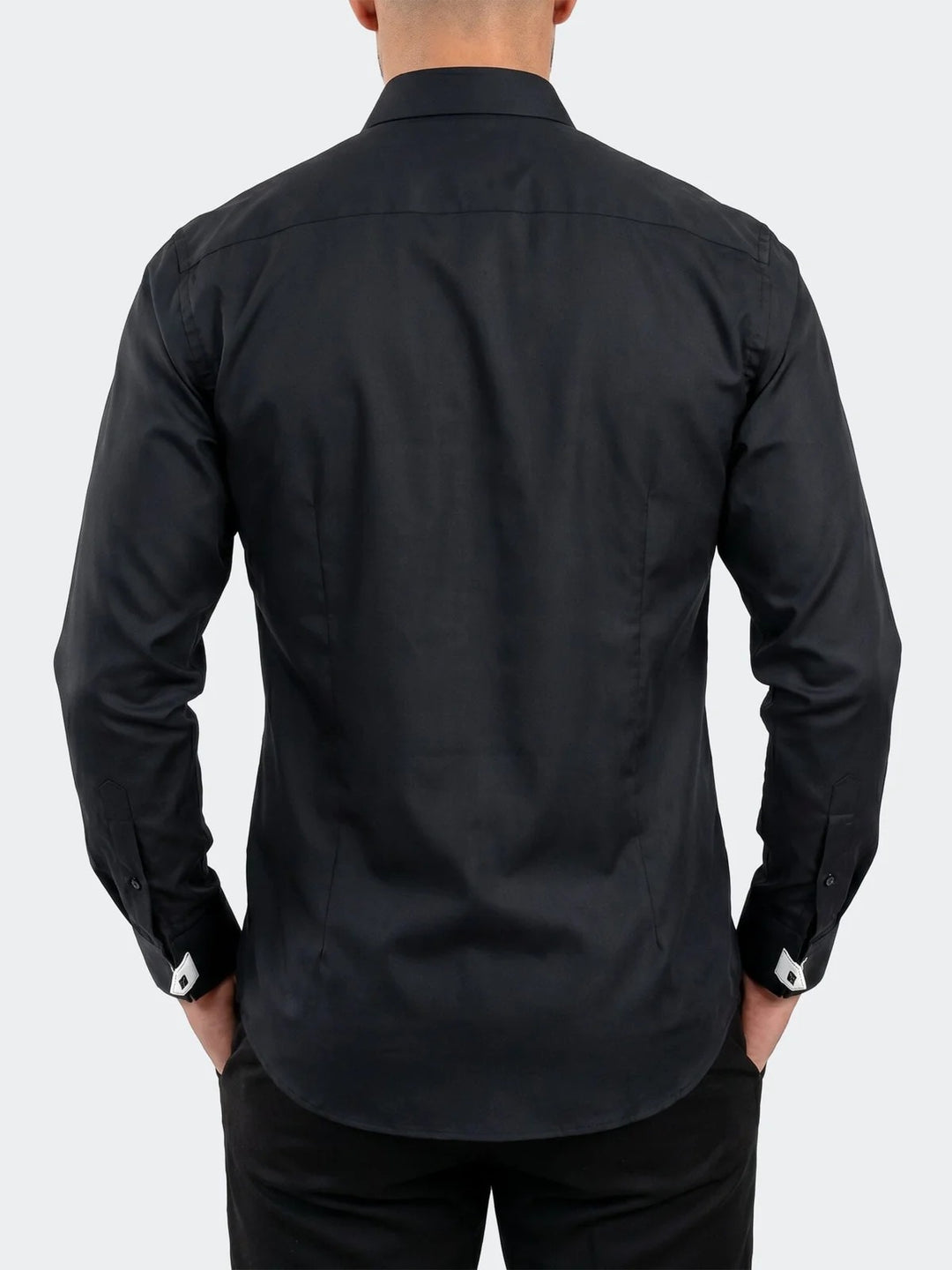 Maceoo Shirt | Fibonacci Dress Shirt LS Woven Unknown0077 Black