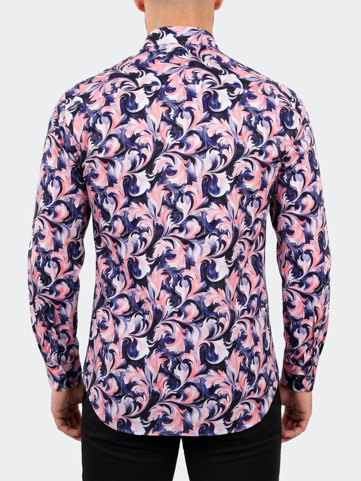 Maceoo Shirt | Fibonacci Dress Shirt LS Woven Unknown0216 Blue
