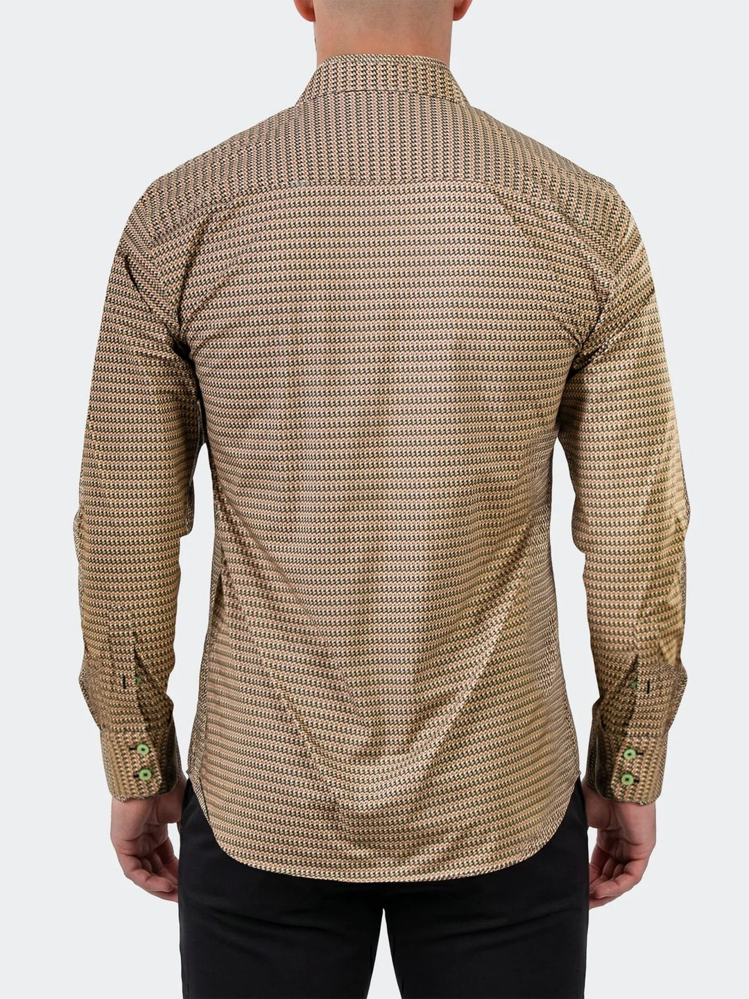 Maceoo Stretch Shirt | Einstein Dress Shirt LS Stretch Unknown3021 Brown
