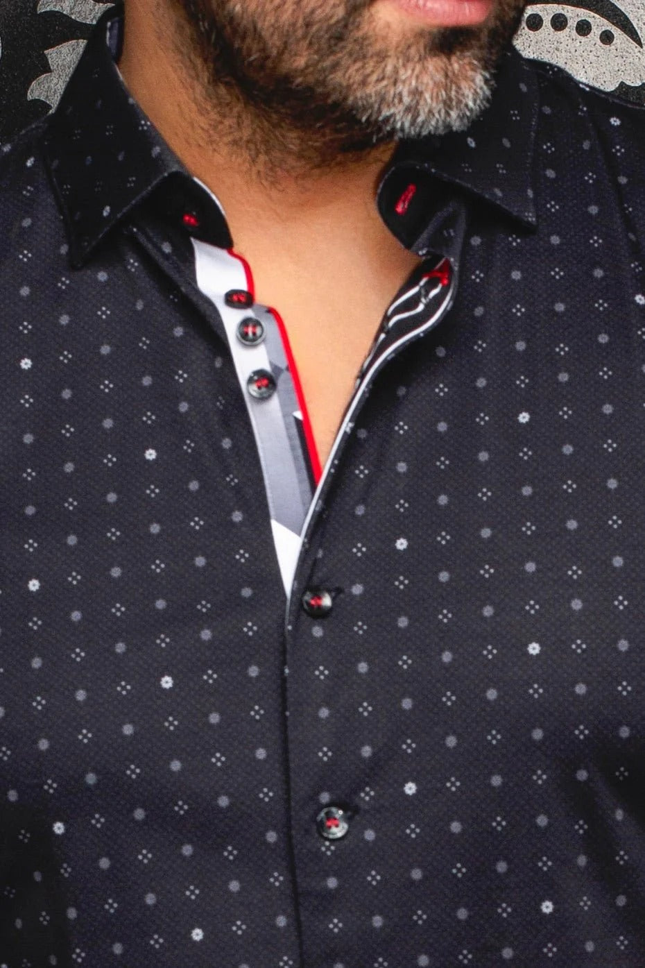 Au Noir Stretch Shirt | Clyde Black