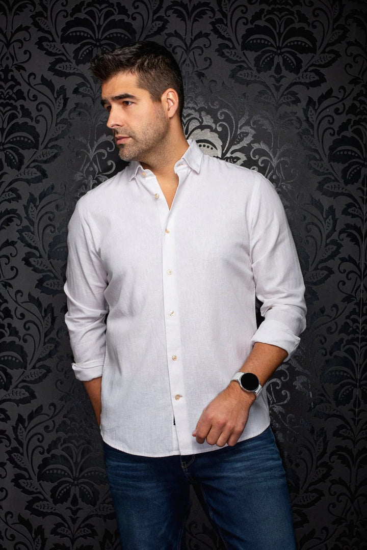 Au Noir Stretch Shirt | Gere Beige