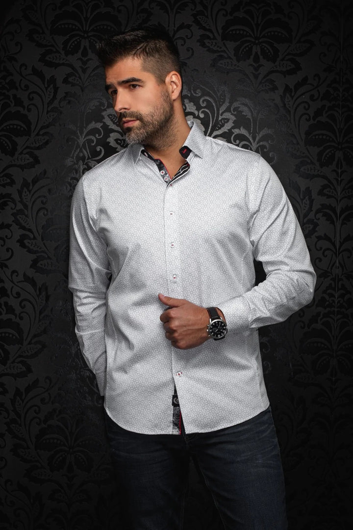 Au Noir Stretch Shirt | Nelumbo White