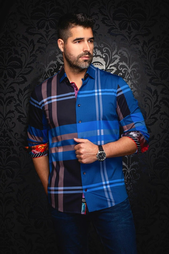 Au Noir Stretch Shirt | Verdi Indigo