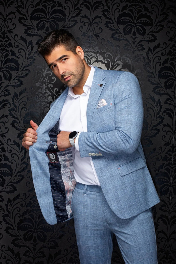 Au Noir Stretch Blazer | Liam Blue
