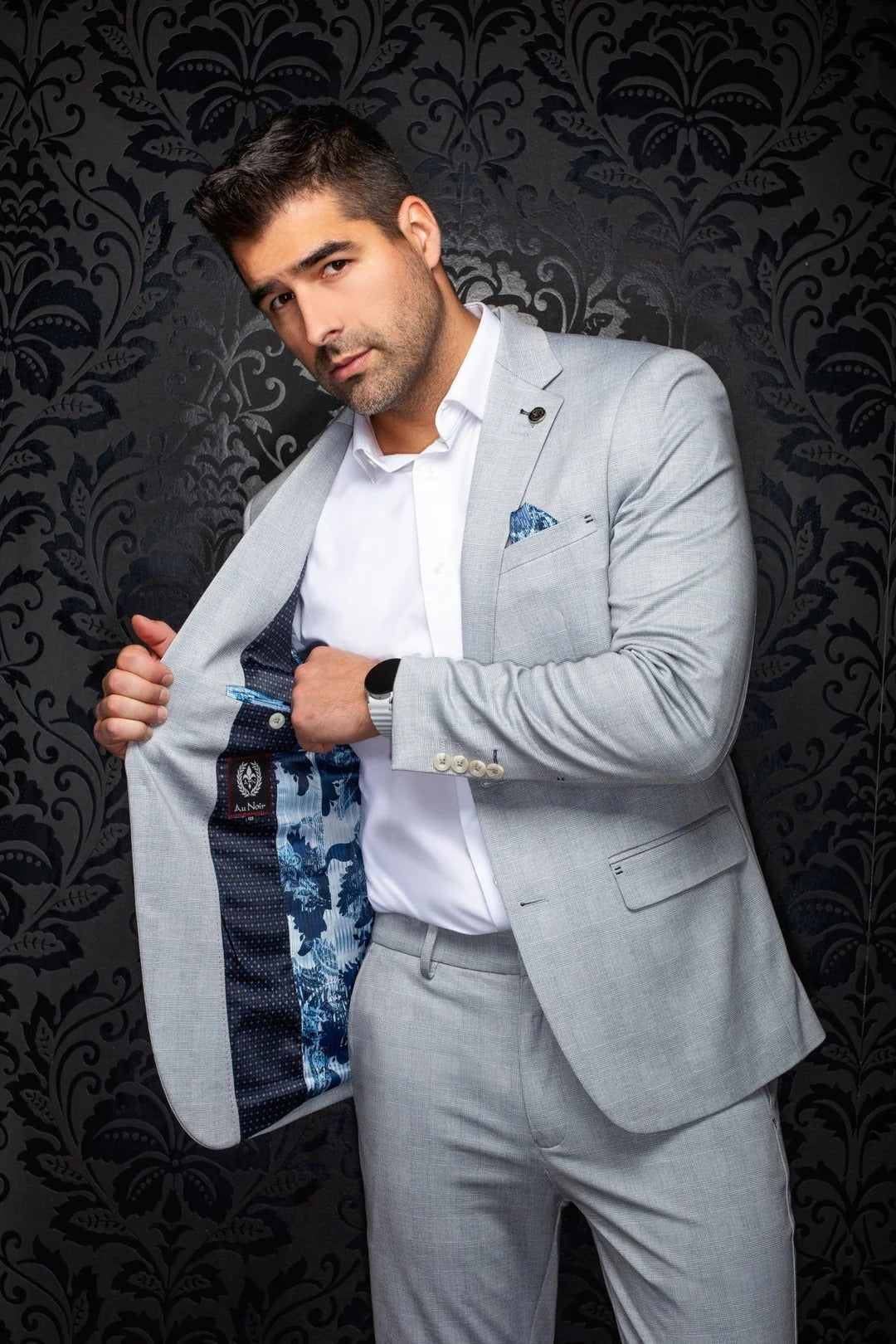 Au Noir Stretch Blazer | Liam Gray