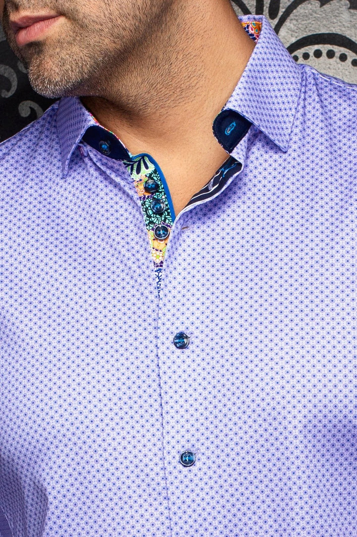 Au Noir Stretch Shirt | Elvaris Lavender