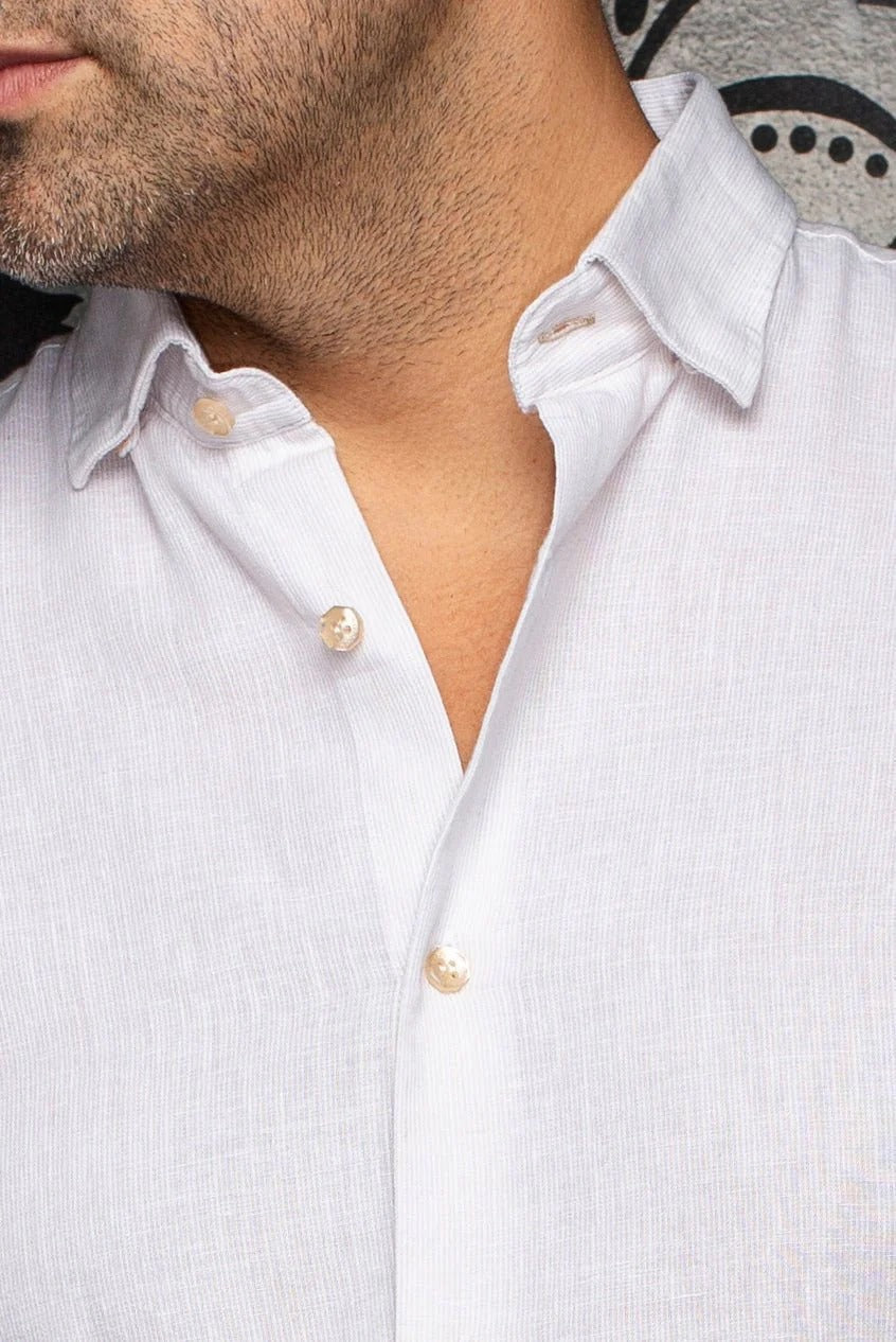 Au Noir Stretch Shirt | Gere Beige