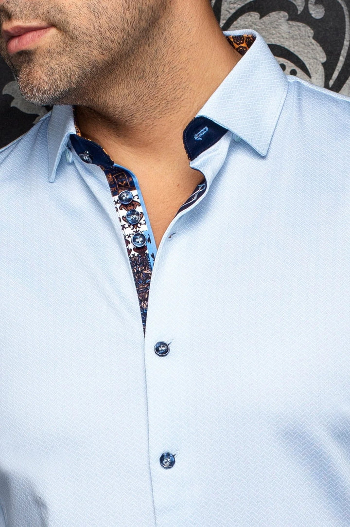 Au Noir Stretch Shirt | Sandstorm Blue