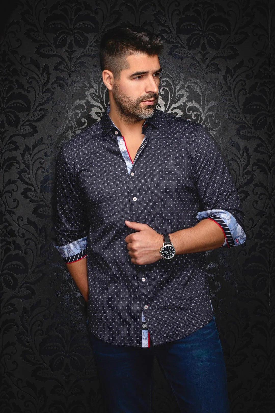 Au Noir Stretch Shirt | Starscream Black